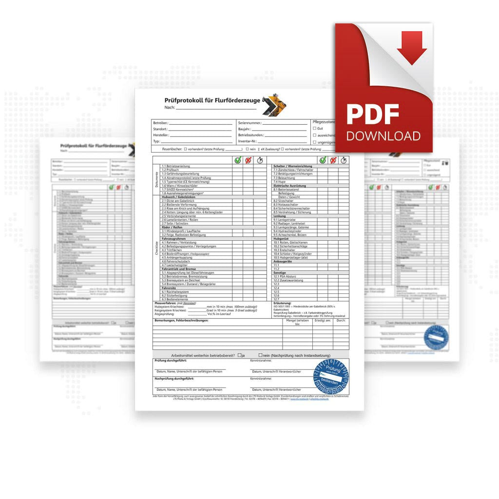Digitale Prüfprotokolle für UVV-Prüfungen