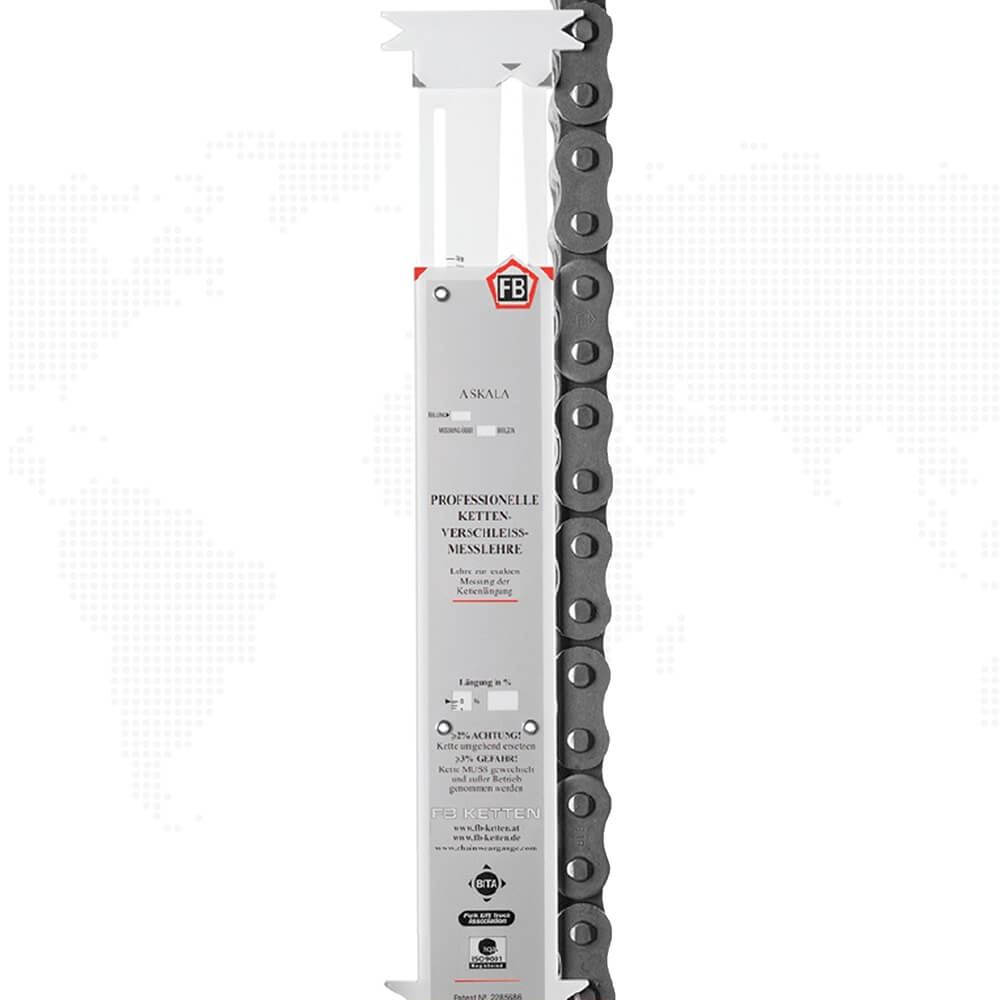 Kettenmesslehre Verschleiß Kunststoff