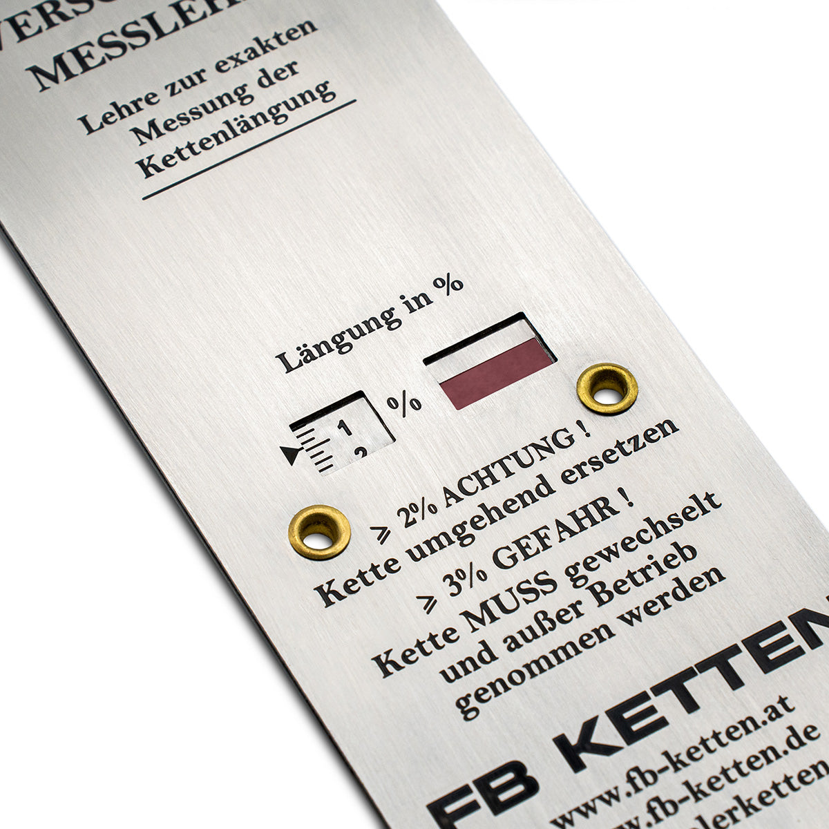 Kettenmesslehre Metall Längung