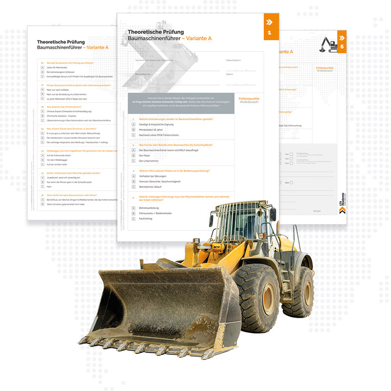 Prüfungsfragen Baggerschein