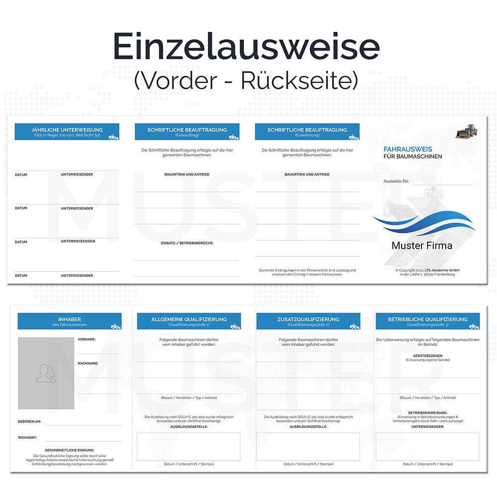 Schein_Baumaschinen_Vorschau_Einzelausweis_mit_eigenem_Logo_blau_1000