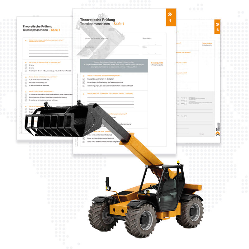 prüfungsfragen teleskopstapler
